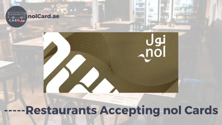 Pay at Restaurants Using Your nol Cards